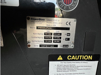 Yer süpürme makinası hako powerboss PB-45-LPUK Naitilus: fotoğraf 2 Yer süpürme makinası hako powerboss PB-45-LPUK Naitilus: fotoğraf 2