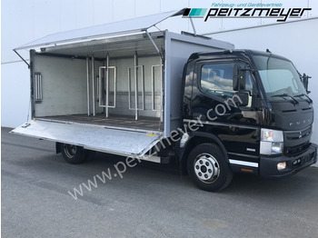 Taşınması içecek kamyon MITSUBISHI Canter Fuso 9 C 18 Ewers Getränke, NL 3.740 kg 2 x AHK, EU 6, Autom., Klima: fotoğraf 3