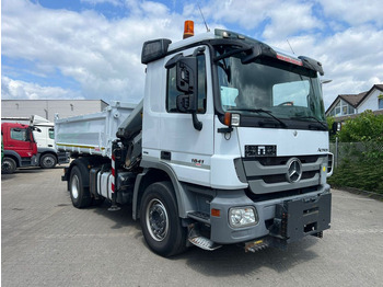 Damperli kamyon, Vinçli kamyon Mercedes-Benz Actros 1841 K 2-Achs Kipper Kran Funk/2xhydr+Gre Mercedes-Benz Actros 1841 K 2-Achs Kipper Kran Funk/2xhydr+Gre: fotoğraf 2