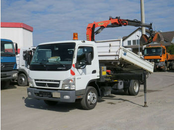 Damperli kamyon, Vinçli kamyon Mitsubishi Canter Fuso 7C18 2-Achs Kipper Kran Geifersteuer: fotoğraf 1