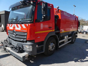 Yol süpürme aracı Mercedes-Benz Atego 1324 4x2 Kehrmaschine BROCK HD Anlage: fotoğraf 2