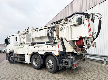 Kamyon Mercedes-Benz Actros 2536 L 6x2 Actros 2536 L 6x2, Müller Saug- und Spülwagen ca. 10,5m³, Lenkachse: fotoğraf 3