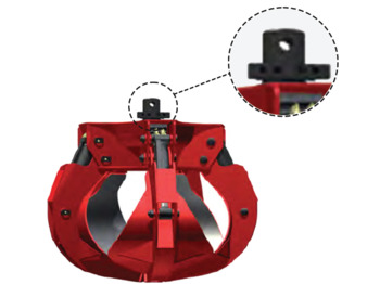Yeni Çeneli kepçe - İş makinaları DEMOQ DRH300 - 6P Hydraulic Polyp -grab 550 kg: fotoğraf 2