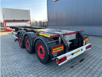 Konteynır taşıyıcı/ Yedek karoser dorse Burg 20FT / 20FT SWAP ADR (EX/II, EX/III, FL, AT) Chassis, 3.690kg, SAF INTRADISC, 2x Liftaxle, NL-chassis, APK/ADR: 08-2025: fotoğraf 3