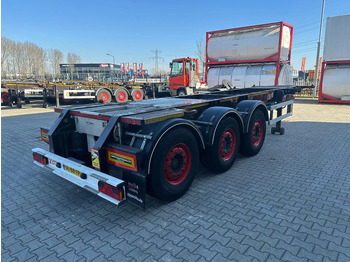 Konteynır taşıyıcı/ Yedek karoser dorse Burg 20FT / 20FT SWAP ADR (EX/II, EX/III, FL, AT), Leergewicht : 3.690kg, SAF INTRADISC, 2x Liftachse, NL-Chassis, APK/ADR: 08-2025: fotoğraf 3