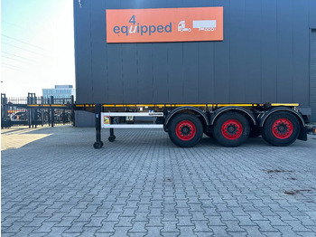 Konteynır taşıyıcı/ Yedek karoser dorse Burg 20FT / 20FT SWAP ADR (EX/II, EX/III, FL, AT), Leergewicht : 3.690kg, SAF INTRADISC, 2x Liftachse, NL-Chassis, APK/ADR: 08-2025: fotoğraf 2