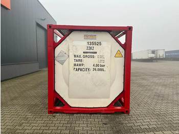 Depolama tankı nakliyatı için yakıt SINGAMAS 20FT ISO, 26.000L/1-COMP/3 BAFFELS/3 manholes, 5Y inspection: 06/2027: fotoğraf 5