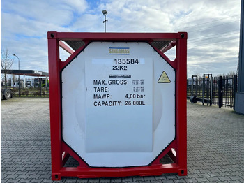 Depolama tankı nakliyatı için yakıt SINGAMAS 20FT ISO, 26.000L/1-COMP/3 BAFFELS/3 manholes, ADR inspectio valid till: 07/2025: fotoğraf 5