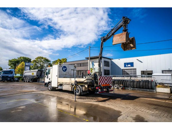 Sal/ Açık kasa kamyon, Vinçli kamyon MAN TGL 12.190 BL + HIAB 055 D-1 HIDUO: fotoğraf 5