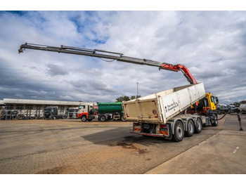 Damperli kamyon, Vinçli kamyon MAN TGS 32.400 BL + Fassi 245A/5x: fotoğraf 4