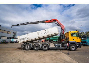 Damperli kamyon, Vinçli kamyon MAN TGS 32.400 BL + Fassi 245A/5x: fotoğraf 3