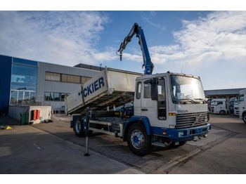 Damperli kamyon, Vinçli kamyon Volvo FL 619 - PK 9501: fotoğraf 2