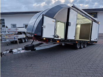 Araba taşıyıcı römork BJT Race Transporter 6 396-3040 600x235x189cm black Markise re/li Motorsport Automotiv Tridem 3500kg: fotoğraf 2