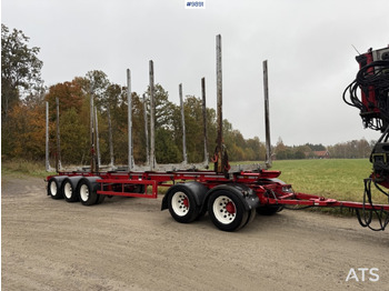 Tomruk kamyonu, Vinçli kamyon Volvo FH64 R Timber truck, trailer and crane: fotoğraf 4 Tomruk kamyonu, Vinçli kamyon Volvo FH64 R Timber truck, trailer and crane: fotoğraf 4