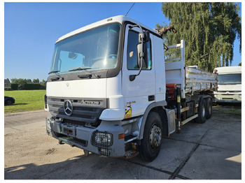 Damperli kamyon, Vinçli kamyon MERCEDES ACTROS 2636 6X4 TIPPER CRANE 15002 EPS: fotoğraf 5