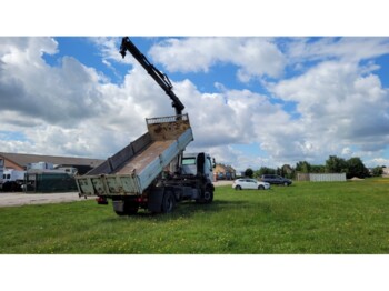 Damperli kamyon, Vinçli kamyon Renault Kerax 270 4x2 Euro 2 Tipper Truck Crane HIAB: fotoğraf 2