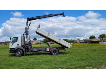 Damperli kamyon, Vinçli kamyon Renault Kerax 270 4x2 Euro 2 Tipper Truck Crane HIAB: fotoğraf 3