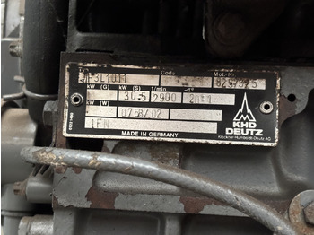 Motor - İş makinaları DEUTZ F3L 1011 F3L1011 Silnik: fotoğraf 3