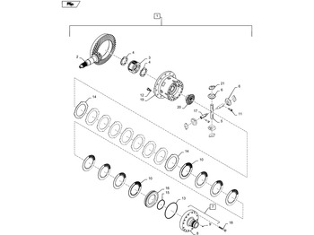 Diferansiyel NEW HOLLAND