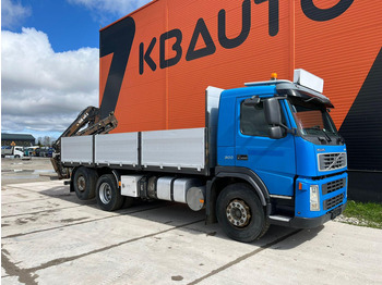 Sal/ Açık kasa kamyon, Vinçli kamyon Volvo FM 9 300 6x2*4 HIAB 085D-3 / PLATFORM L=6320 mm: fotoğraf 4