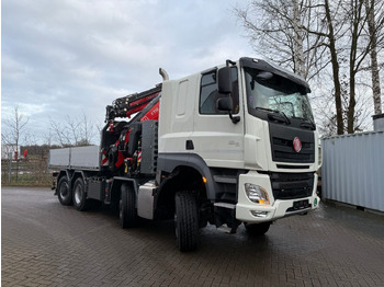 Sal/ Açık kasa kamyon, Vinçli kamyon Tatra 41.500 8x8 Phoenix Fassi F710 Kran: fotoğraf 3