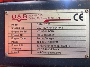 Burgu makinesi Hanjin D&B 120W: fotoğraf 5