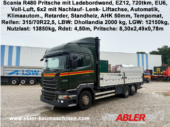 Sal/ Açık kasa kamyon SCANIA R 480