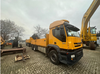 IVECO STRALIS 420 truck open box with TEREX loading crane 290.2E-A3 finansal kiralama IVECO STRALIS 420 truck open box with TEREX loading crane 290.2E-A3: fotoğraf 2