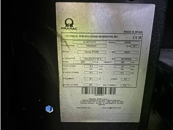 Elektrikli jeneratör Pramac GSW 22 - Pump Trailer: fotoğraf 5