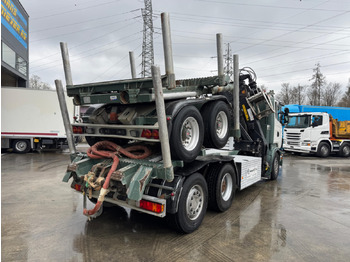 Tomruk kamyonu SCANIA R480 6x2 Loglift F265 mit Dolly: fotoğraf 5