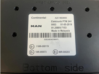 Yönetim bloku - Kamyon MAN Continental Elektronik PTM Steuergerät 81.25805-7153: fotoğraf 3