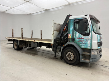 Sal/ Açık kasa kamyon, Vinçli kamyon DAF LF55.210: fotoğraf 3