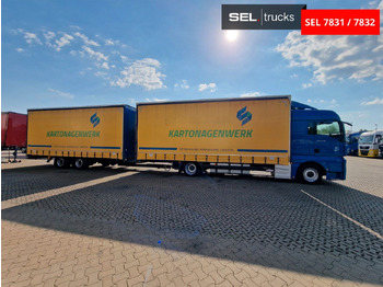 Tenteli kamyon MAN TGX 18.440 4X2 LL-U / Intarder /Jumbo /Durchlade: fotoğraf 4
