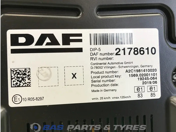 Gösterge panosu - Kamyon DAF CF Euro 6: fotoğraf 3