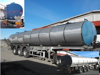 Tanker dorse nakliyatı için yakıt *MENCI-SAFA* BITUM/BITUMEN/MASUT TRANSPORT ISOLIATION 250*C 34.350 LTR ALL HOT OIL PRODUCTS TILL 250*C ABS+ADR+ROR+ALLUMINIUM WHEELS+LIFT AXLE(!!!) 2 x ROOMS/COMPARTMENTS: fotoğraf 1