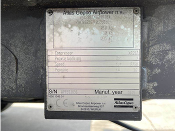 Hava kompresörü Atlas-Copco XAS 97 DD - N: fotoğraf 5