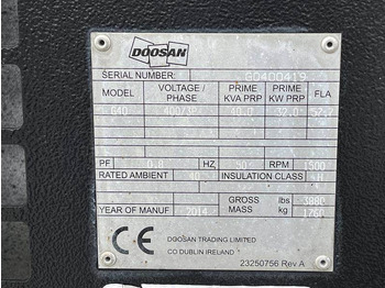 Elektrikli jeneratör Doosan G 40: fotoğraf 2