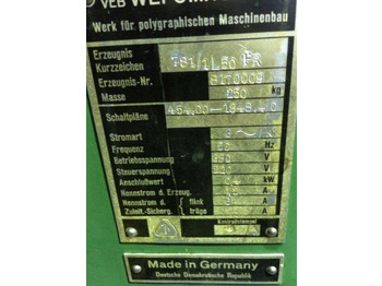 Baskı makinesi Brehmer/Polygraph 781 long arm wire stitching machine: fotoğraf 5