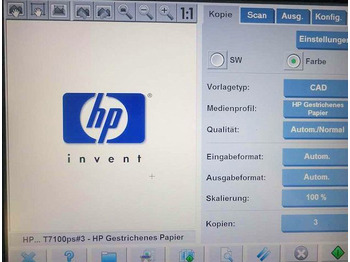 Baskı makinesi document scanner plan scanner schematic scanner with document feeder HP Designjet 4500: fotoğraf 3