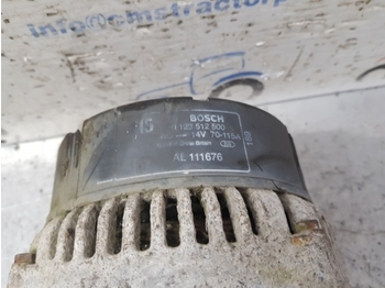 Alternatör - Traktör John Deere 6000 Series 6610 Bosch Alternator Al111676, 0123512500: fotoğraf 4