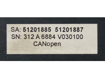Gösterge panosu - Malzeme taşıma ekipmanı Jungheinrich 51201885 | Battery Hour indicator Candis 4 Can Open 51201887 V03010: fotoğraf 3