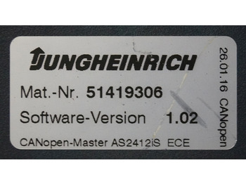 Yönetim bloku - Malzeme taşıma ekipmanı Jungheinrich 51226801 | Rij/hef/stuur regeling  drive/lift/steering controller A: fotoğraf 3