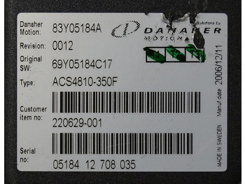 Yönetim bloku - Malzeme taşıma ekipmanı Toyota/BT 220629-001 | Danaher motion AC Superdrive motor controller 83Y05184A A: fotoğraf 2