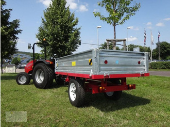 Yeni Damperli traktör römorku Vemac Kippanhänger 2500kg Kipper Anhänger Heckkipper Traktor 2,5ton NEU: fotoğraf 3