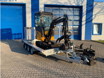 Mini ekskavatör, Römork Minibagger BK2000NKSR + Tieflader + Zubehör *INKL.19% MWST*BERGER KRAUS*KUBOTA* KLIMA*SCHWENKARM*VERSTELLFAHRWERK*: fotoğraf 3