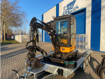 Mini ekskavatör, Römork Minibagger BK2000NKSR + Tieflader + Zubehör *INKL.19% MWST*BERGER KRAUS*KUBOTA* KLIMA*SCHWENKARM*VERSTELLFAHRWERK*: fotoğraf 5