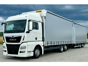 MAN TGX 26.460 / ZESTAW PRZEJAZDOWY / 38 PALET / AUTOMAT / SYPIALKA / PRZYCZEPA WIELTON / 2019 ROK / NISKI PRZEBIEG finansal kiralama MAN TGX 26.460 / ZESTAW PRZEJAZDOWY / 38 PALET / AUTOMAT / SYPIALKA / PRZYCZEPA WIELTON / 2019 ROK / NISKI PRZEBIEG: fotoğraf 1