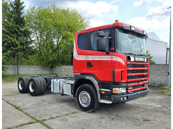 Şasi kamyon Scania 144 530 6X4 Manual Pump AND Injectros - Full Sprin G: fotoğraf 2