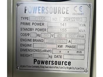 Yeni Elektrikli jeneratör Cummins 6BTAA5.9-G2 - 155 kVA Generator - DPX-19837: fotoğraf 5
