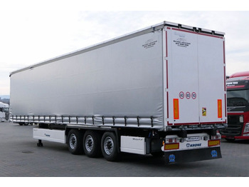 Tenteli dorse Krone CURTAINSIDER/PALLET BOX/LIFTED AXLE/2018 YEAR: fotoğraf 5